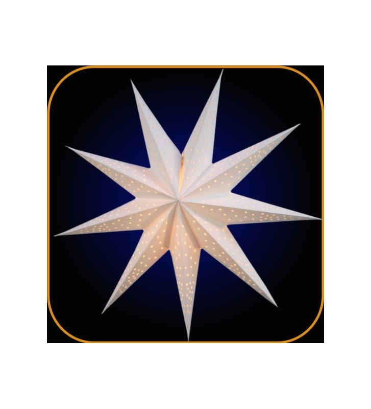 Stern Anemone weiß ca. 40 cm Durchmesser m. Magnetverschluss