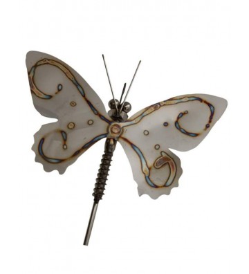 Gartenstecker Schmetterling aus Edelstahl am Stab ca.75cm